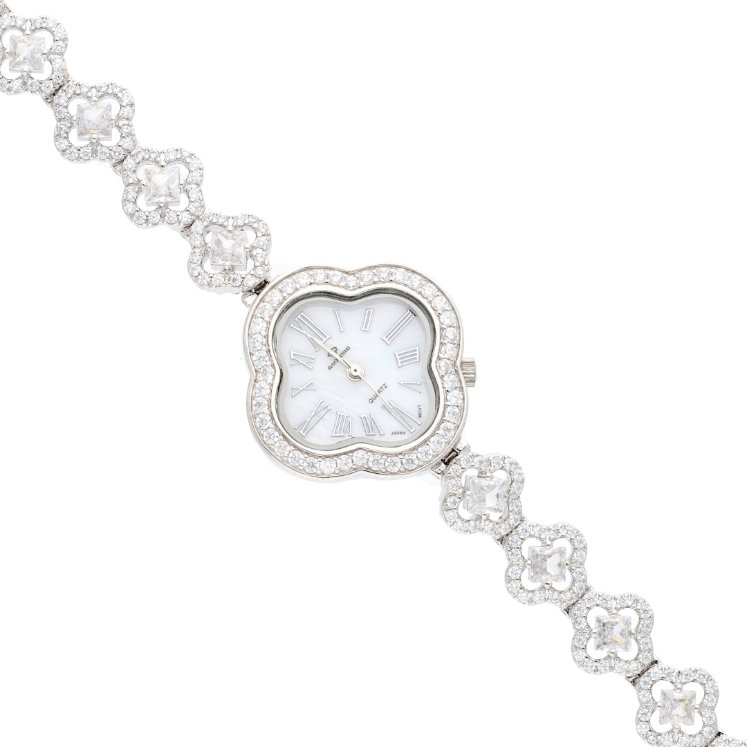 Sterling Silver 925 Elegant Stylish Inspiral Women Wrist Watch - FKJWHSL9625