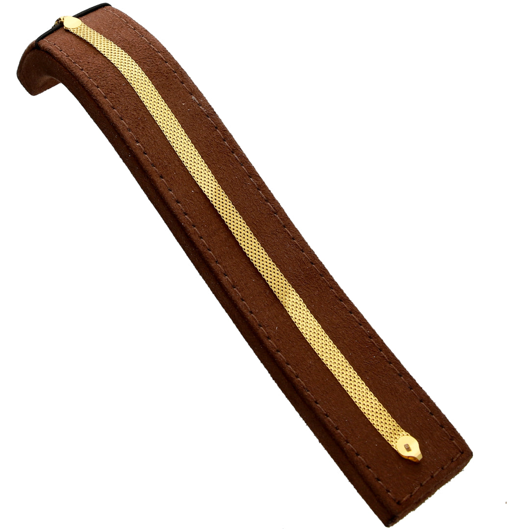 Gold Interlink Strap Bracelet 21KT - FKJBRL21KM10290