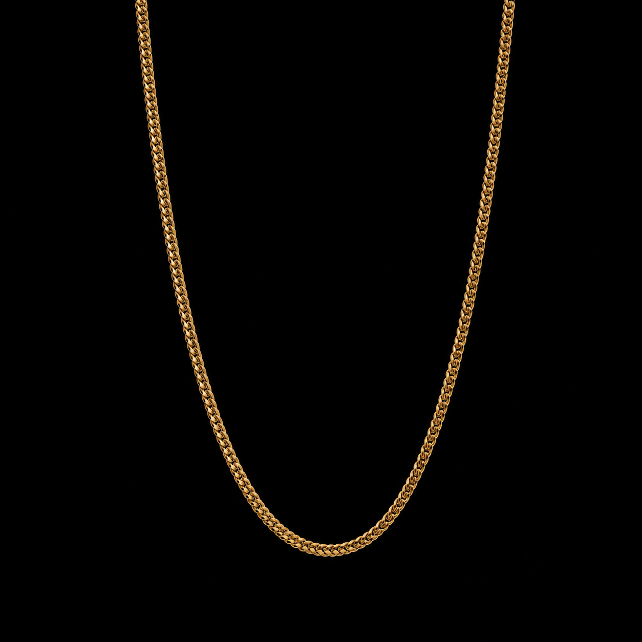 Gold Cable Chain 21KT - FKJCN21KM12060