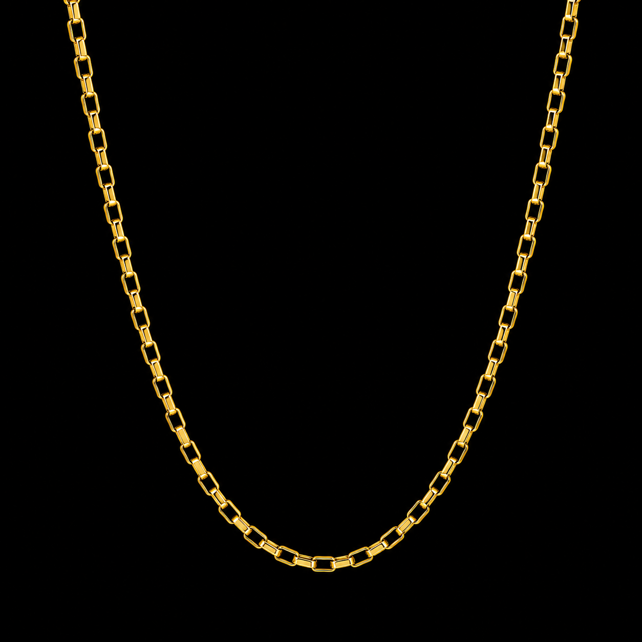 Gold Interlink Chain 21KT - FKJCN21KM12061