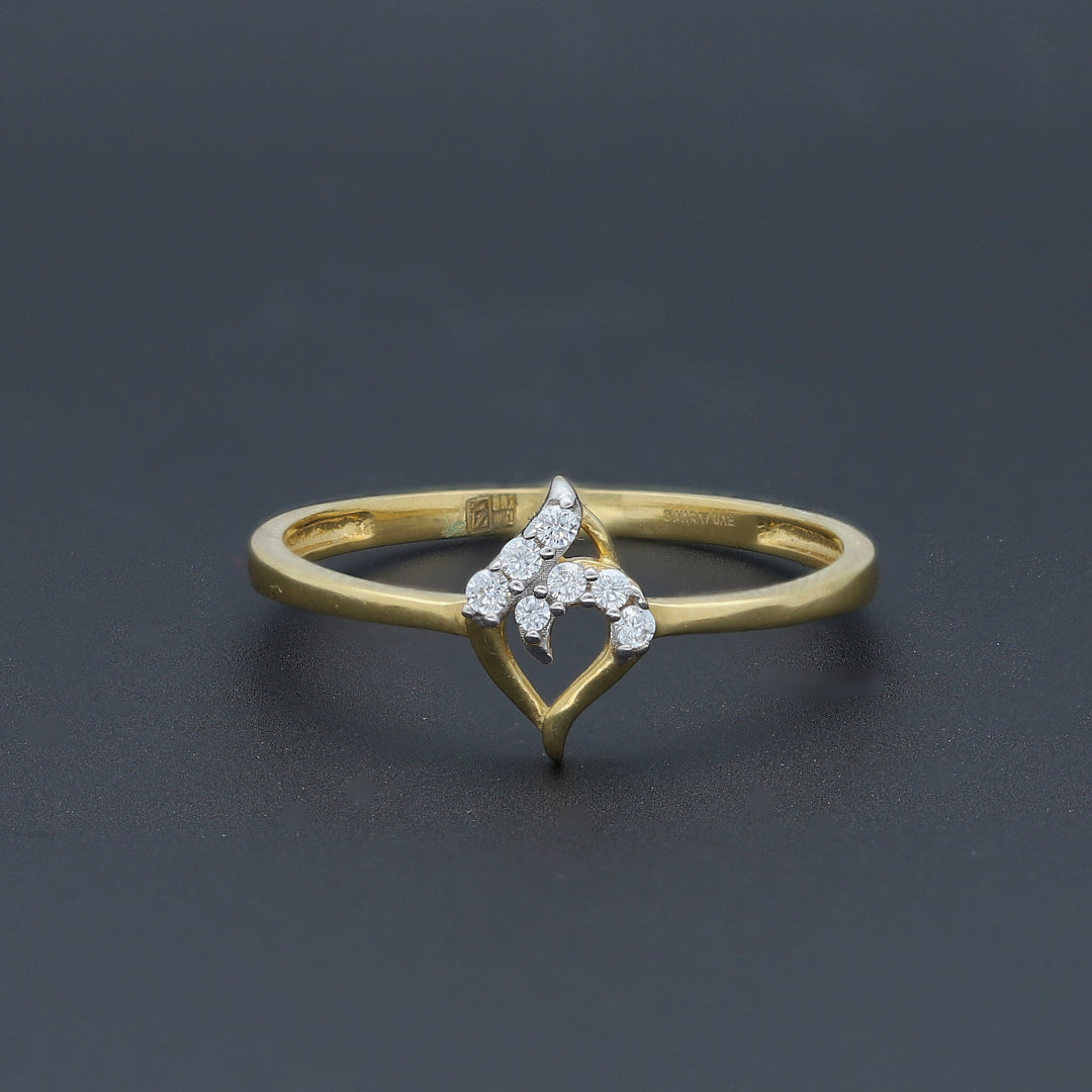 Gold Cluster Ring 18KT - FKJRN18K10421