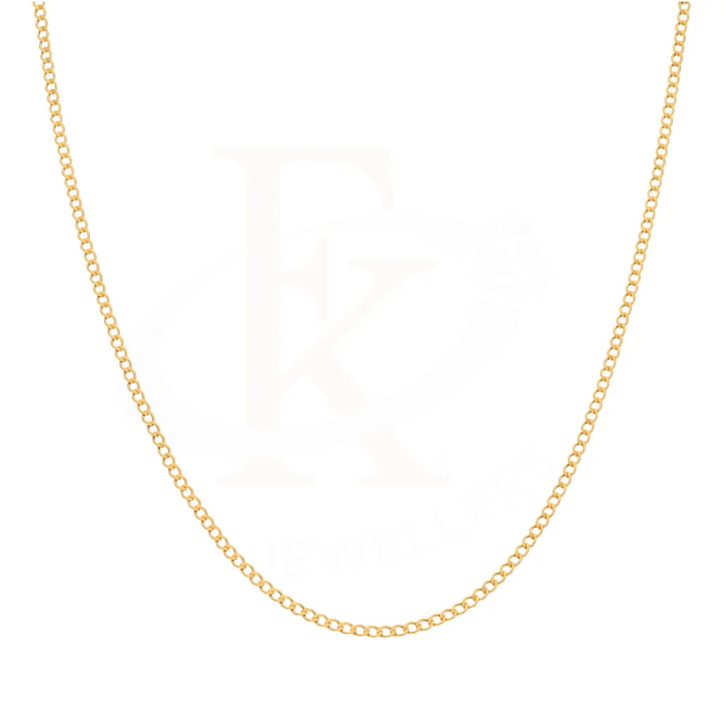 Gold 22 Inches Curb Chain 21Kt - Fkjcn21Km8351 Chains