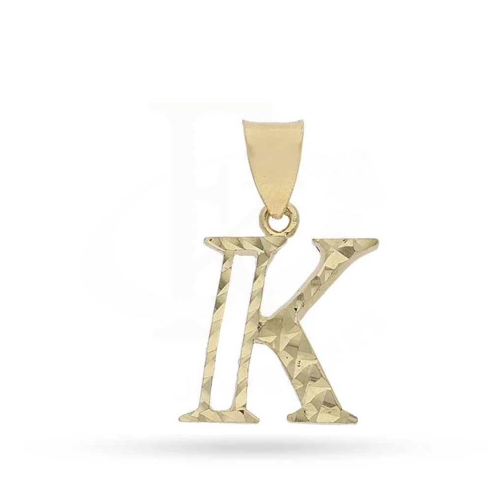 Gold Alphabet Pendant 18Kt - Fkjpnd1626 K / 1.050 Grams Pendants