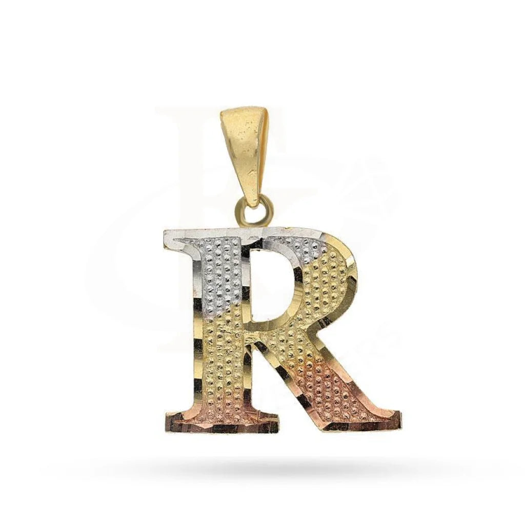 Gold Alphabet Pendant 18Kt - Fkjpnd1790 R / 1.400 Grams Pendants