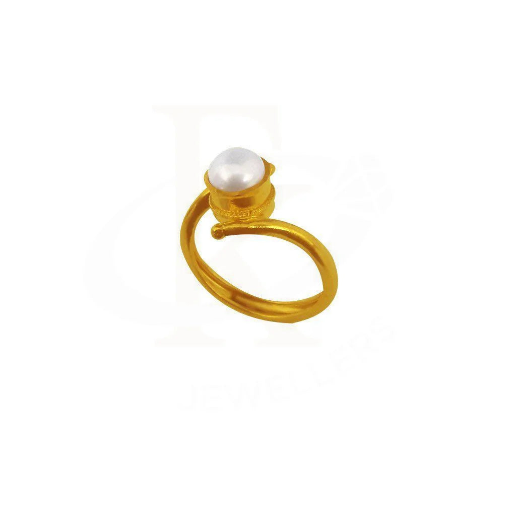 Gold Baby Solitaire Ring 22Kt - Fkjrn1898 Rings