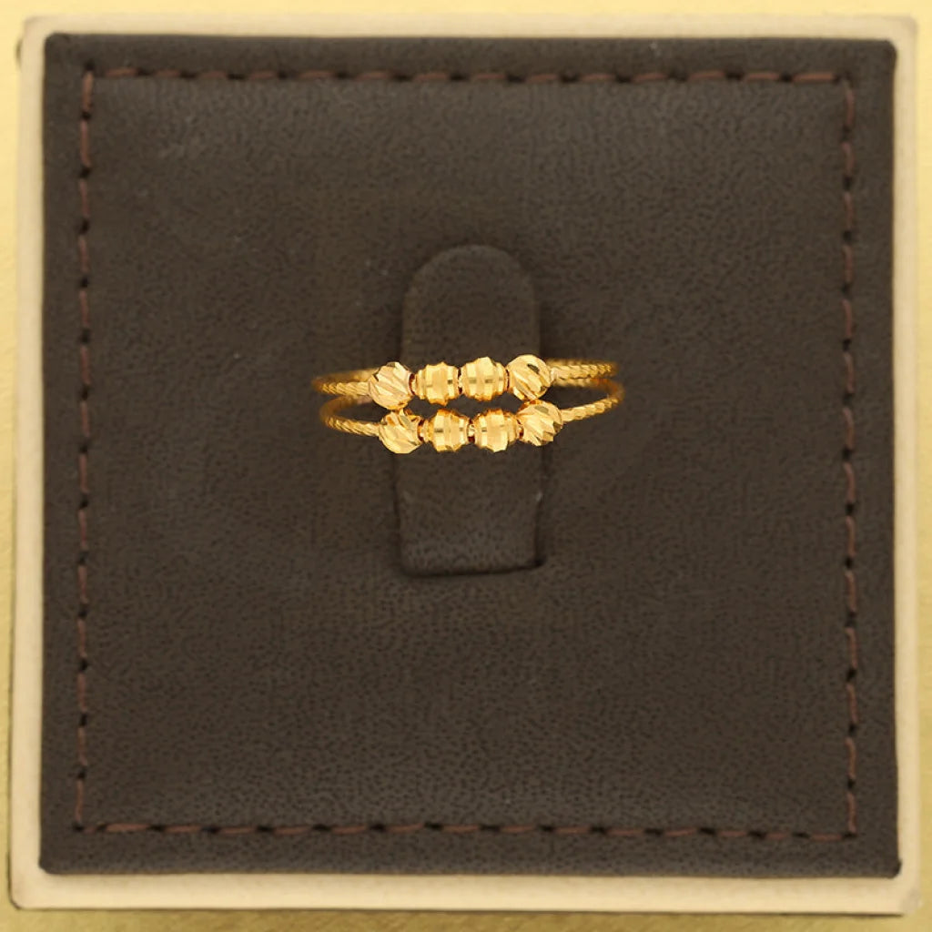 Gold Balls Ring 21Kt - Fkjrn21Km5159 Rings
