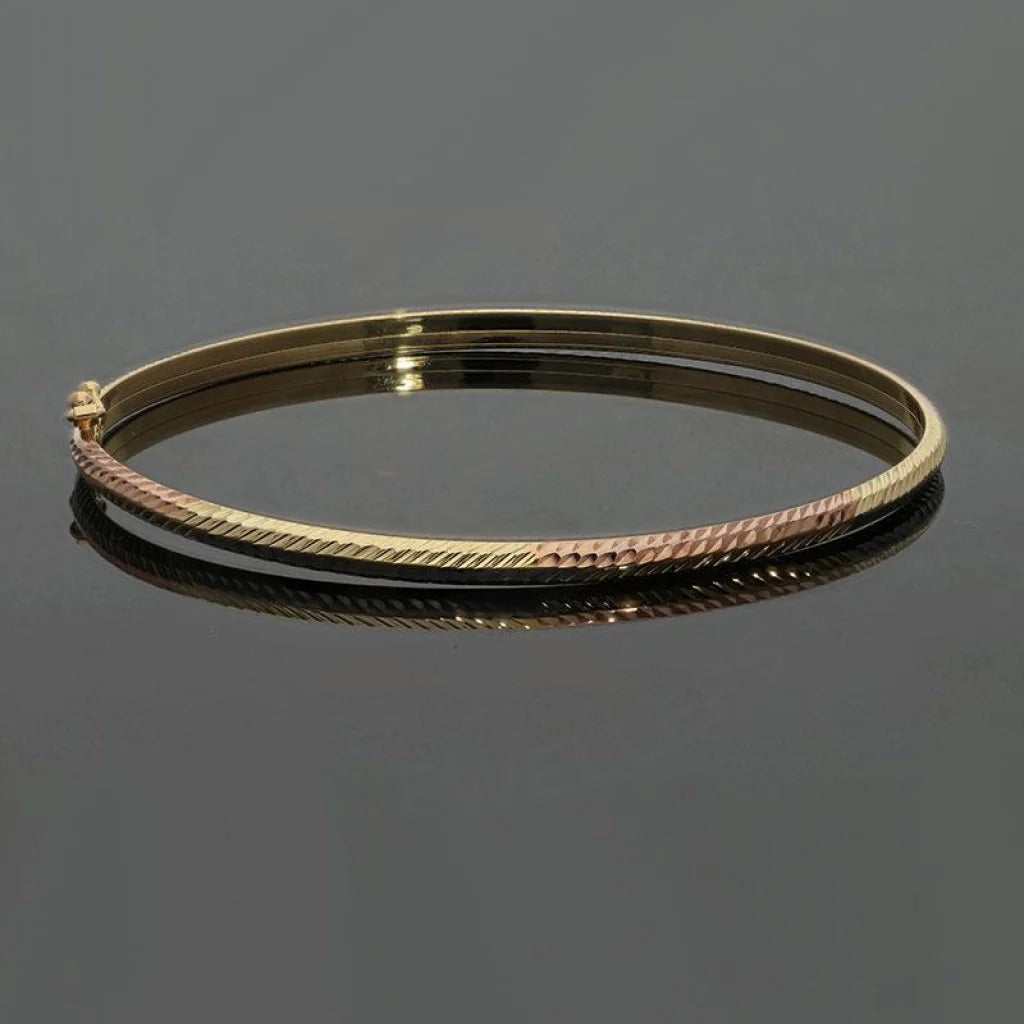 Gold Bangle In 18Kt - Fkjbng18K1893 Bangles