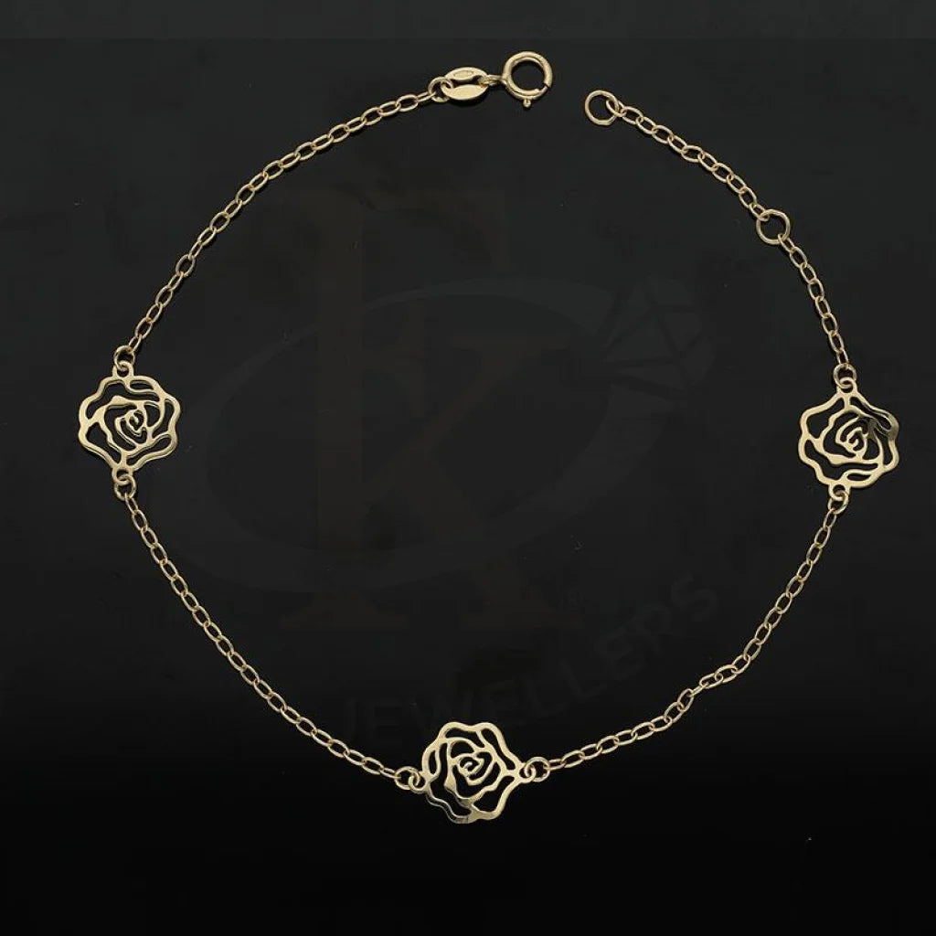 Gold Flowers Bracelet 18Kt - Fkjbrl18K2159 Bracelets