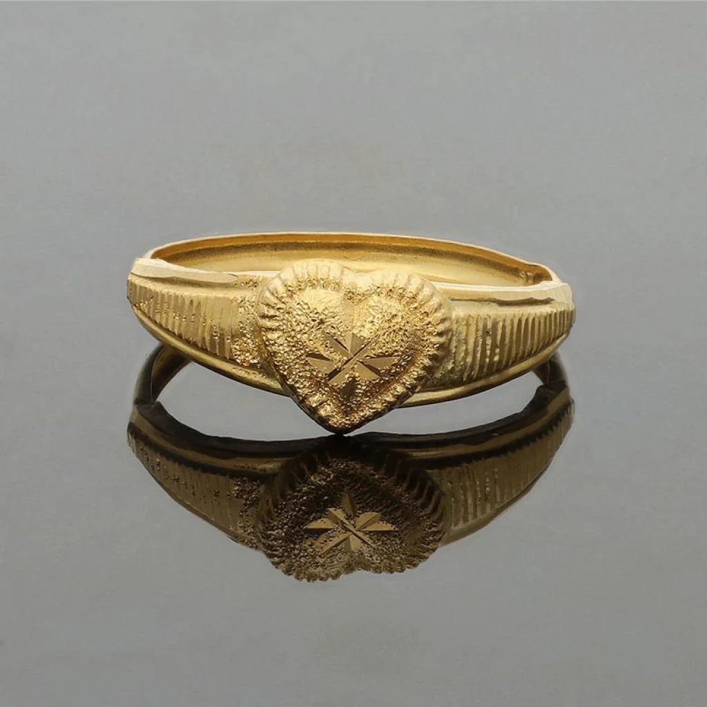 Gold Heart Ring 18Kt - Fkjrn1273 Rings