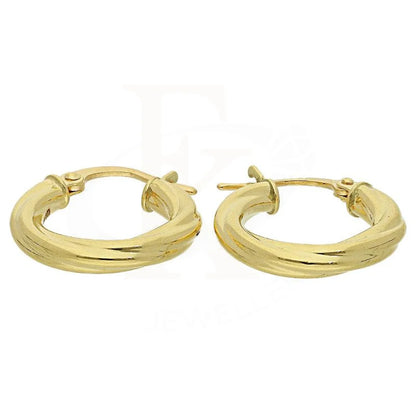 Gold Hoop Earrings 18Kt - Fkjern1392