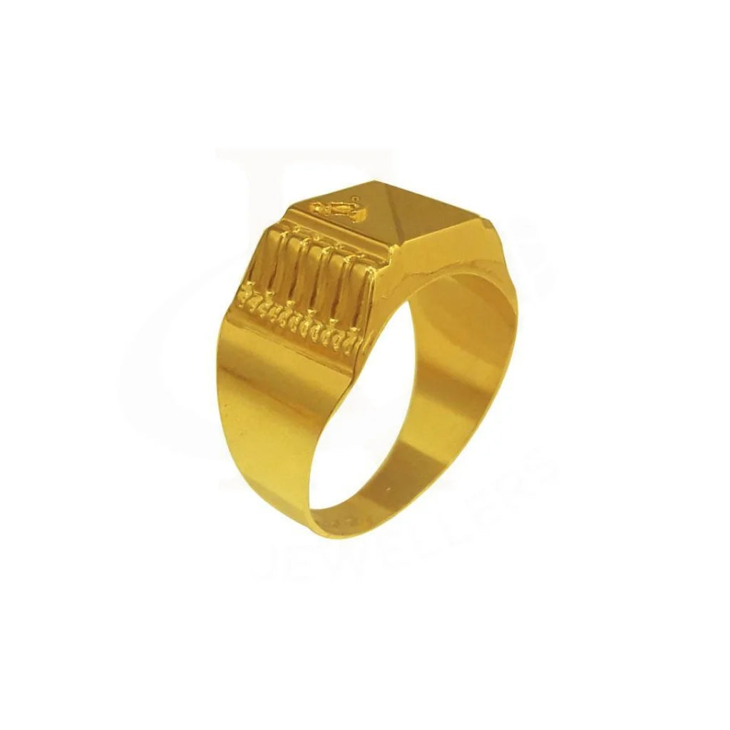 Gold Mens Anchor Ring 22Kt - Fkjrn1842 Rings