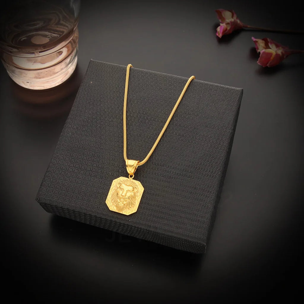 Buy Online 22KT Gold Lion Necklace From FKJewellers FKJNKL22K5620 FK Jewellers