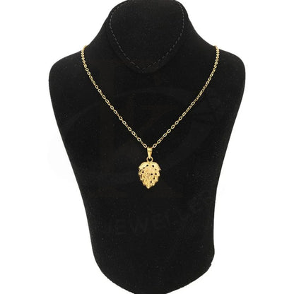 Gold Necklace (Chain With Pendant) 18Kt - Fkjnkl1214 Necklaces