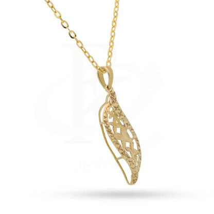 Gold Necklace (Chain With Pendant) 18Kt - Fkjnkl1474 Necklaces