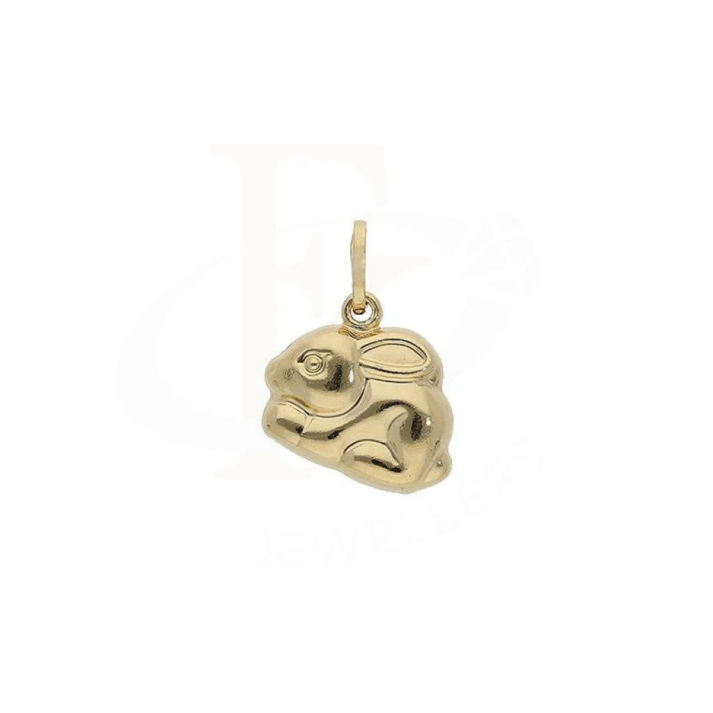 Gold Rabbit Shaped Pendant 18Kt - Fkjpnd18K2251 Pendants