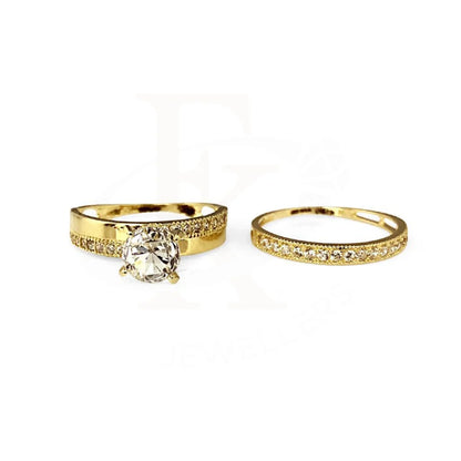 Gold Solitaire Ring 18Kt - Fkjrn1545 Rings