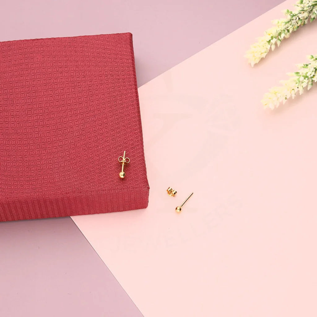 Gold Stud Earrings 18Kt - Fkjern18K5540