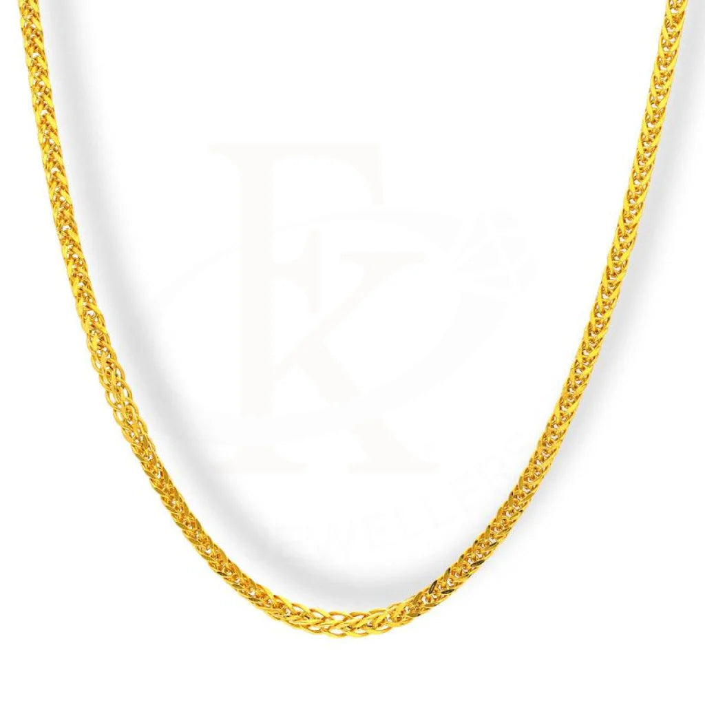 Gold Wheat Chain 22Kt - Fkjcn22K2172 Chains