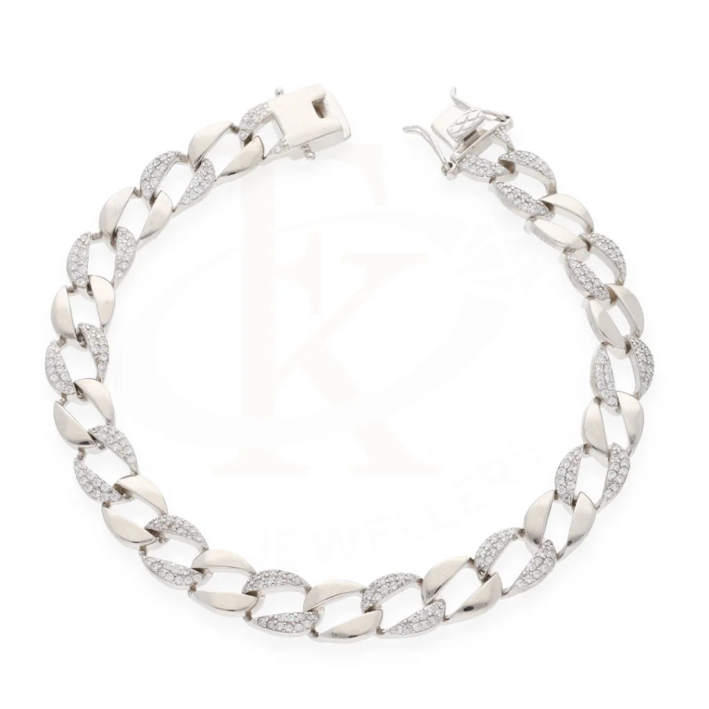 Sterling Silver 925 Cuban Link Chain Bracelet - Fkjbrlsl8063 Bracelets