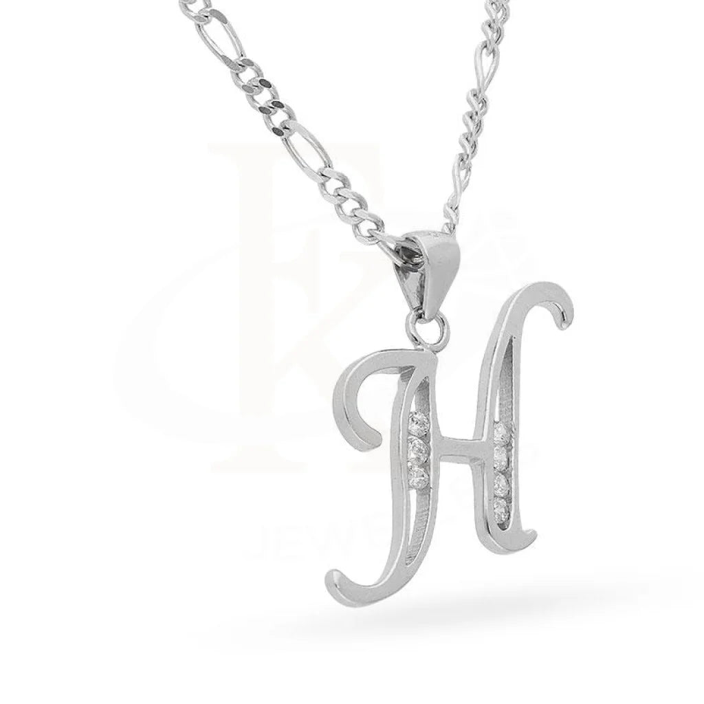 Italian Silver 925 Necklace (Chain With Alphabet Pendant) - Fkjnklsl2100 Necklaces