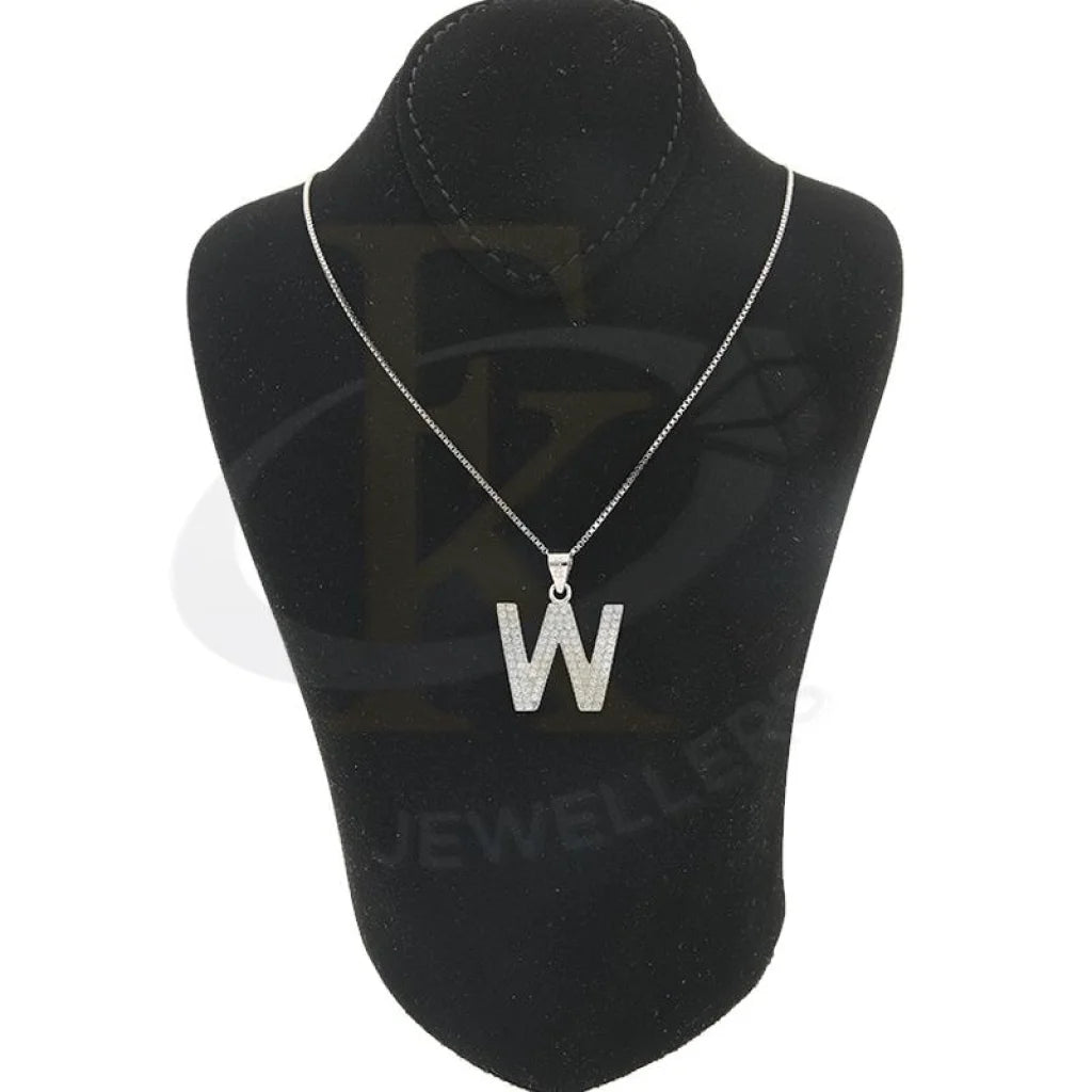 Italian Silver 925 Necklace (Chain With Alphabet Pendant) - Fkjnklsl2285 Necklaces