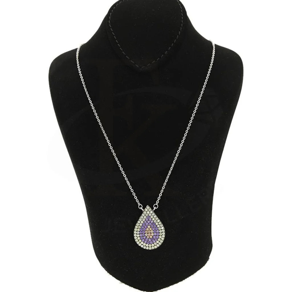 Italian Silver 925 Pear Necklace - Fkjnklsl2621 Necklaces