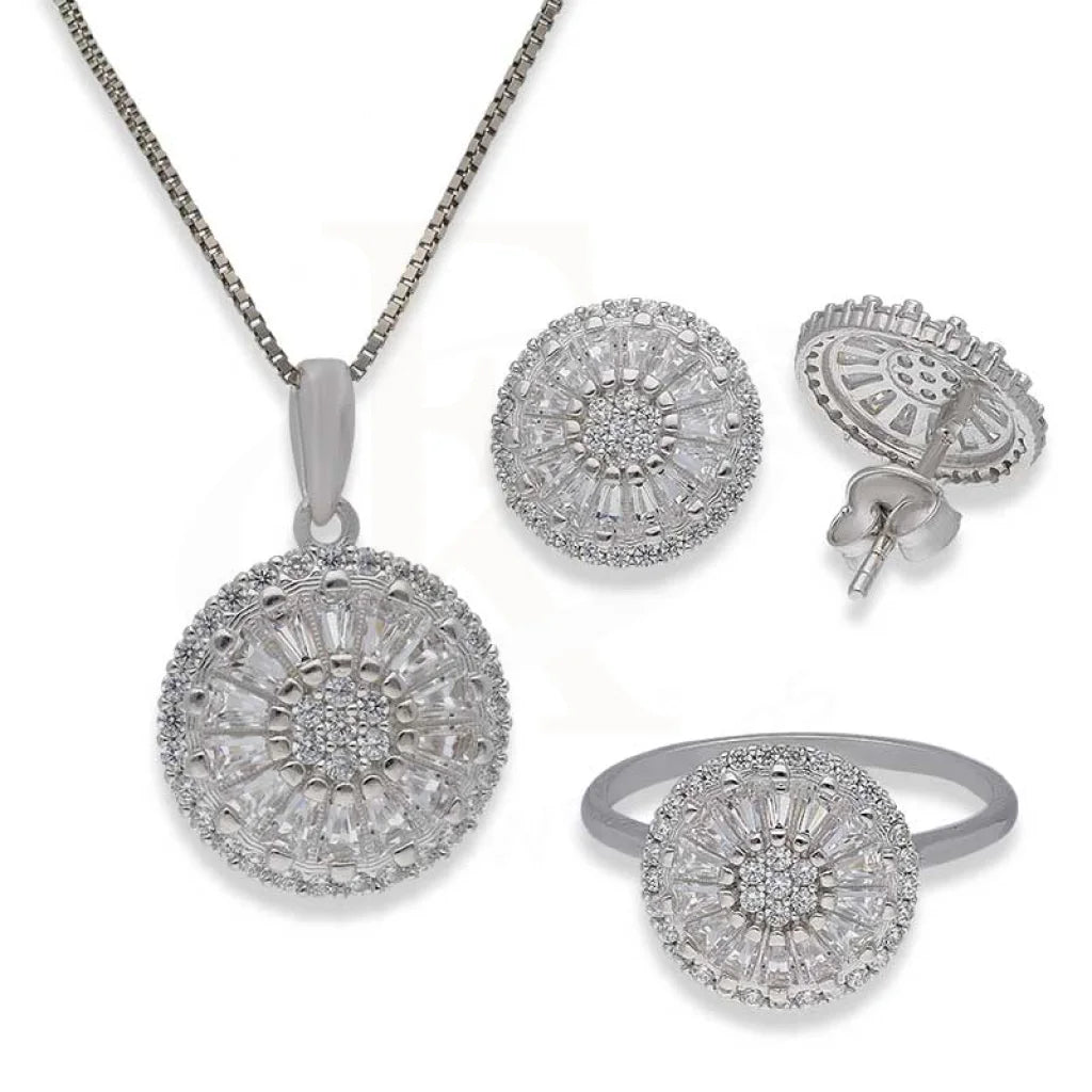 Sterling Silver Ring & Pendant popular Set