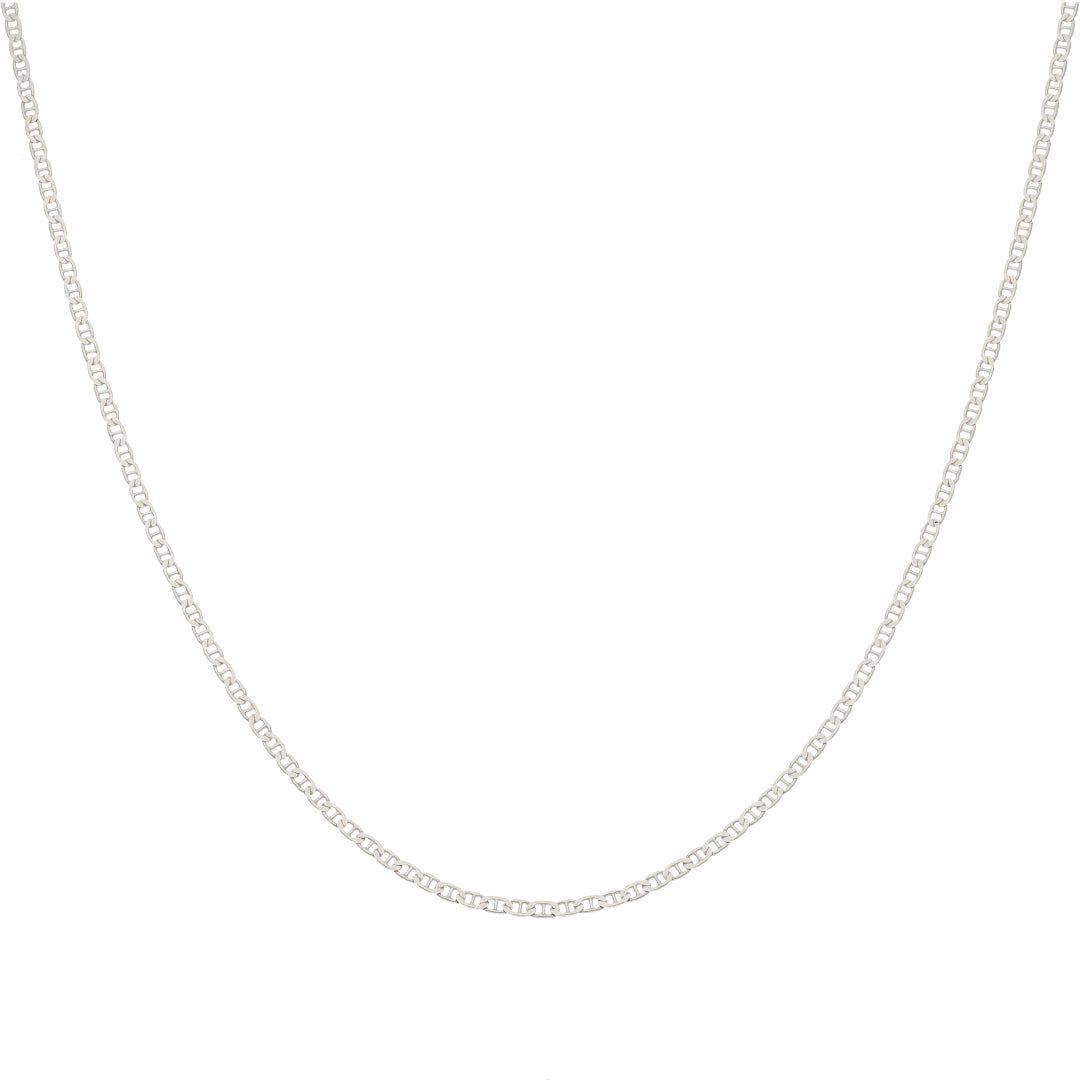 Sterling Silver 925 Interlink Chain - FKJCNSL9769