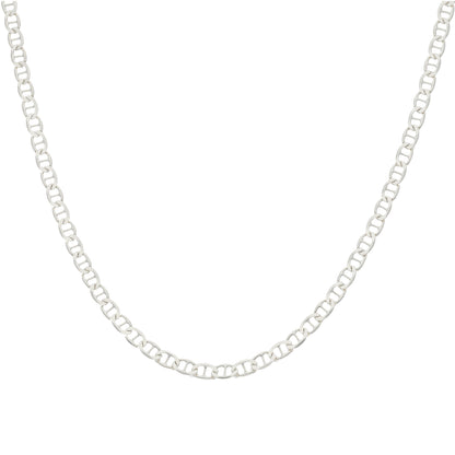 Sterling Silver 925 20 Inches Curb Link Chains - FKJCNSL9498