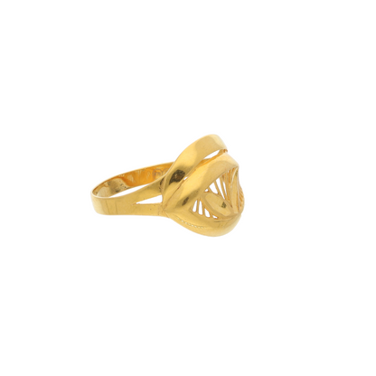 Gold Casting Design Ring 21KT - FKJRN21K8850