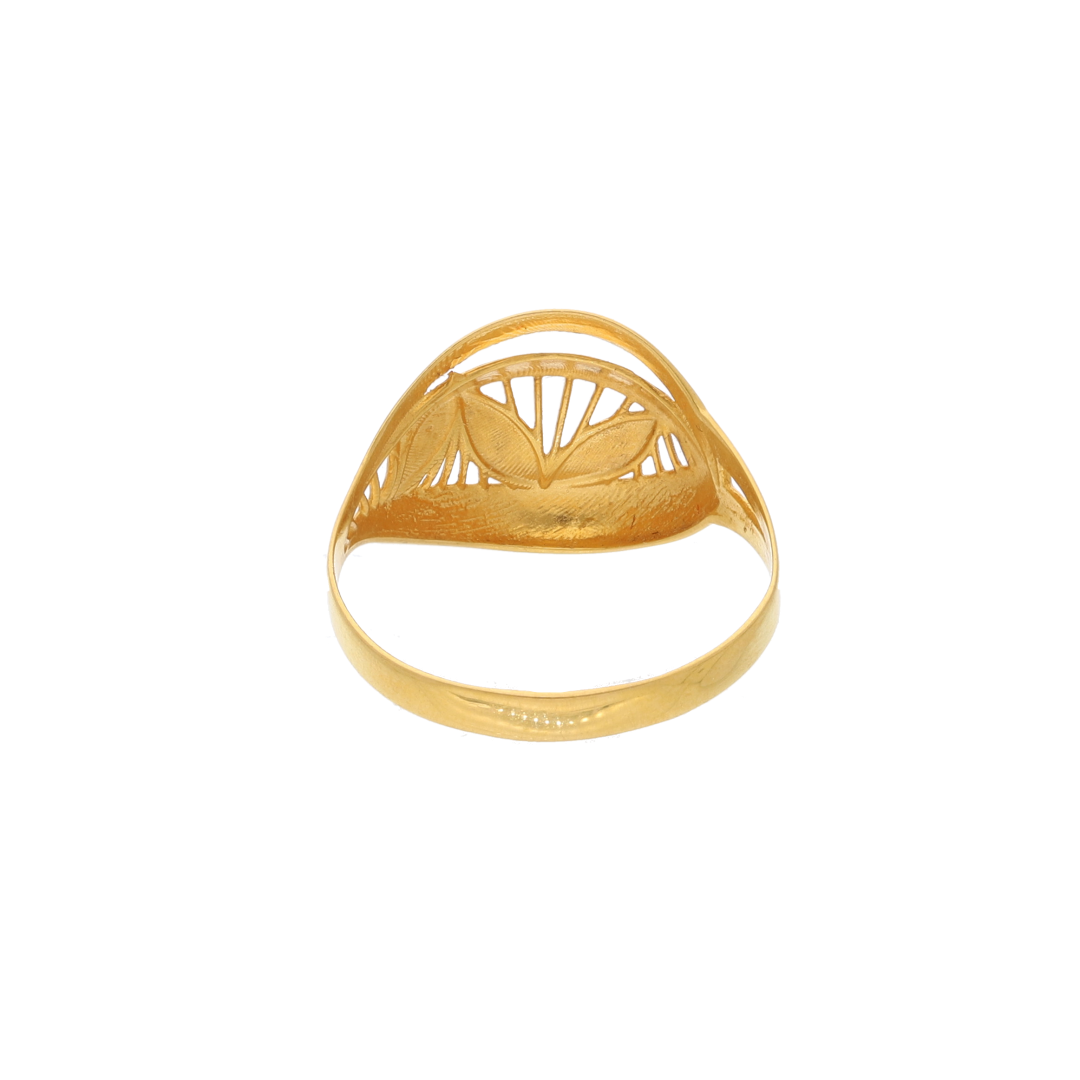 Gold Casting Design Ring 21KT - FKJRN21K8850