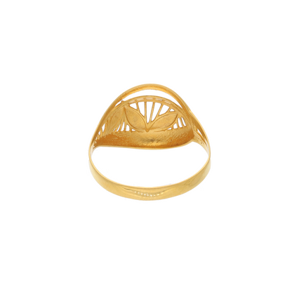 Gold Casting Design Ring 21KT - FKJRN21K8850