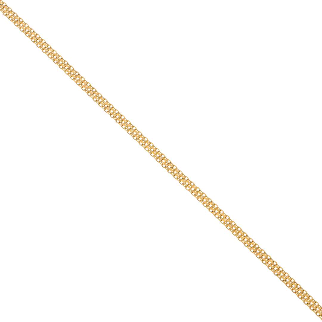 Gold 20 Inches Heavy Herringbone Chain 18KT - FKJCN18K8911