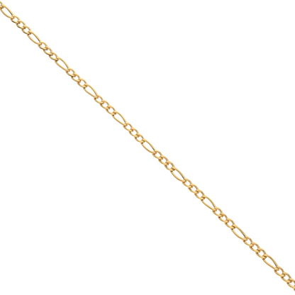 Gold 18 Inches Figaro Chain 18KT - FKJCN18K8915