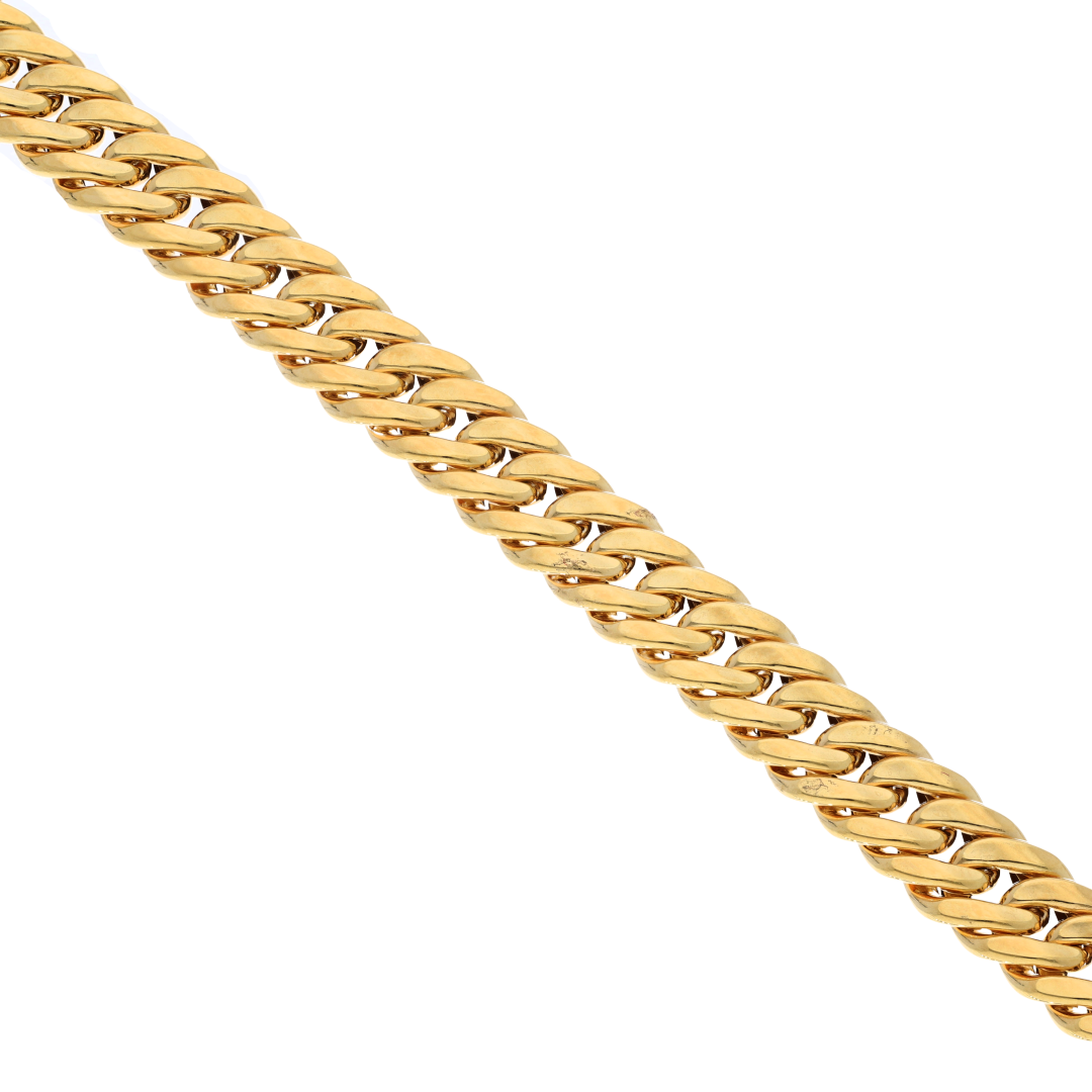 Gold 20 Inches Curb Chain 18KT - FKJCN18K8880