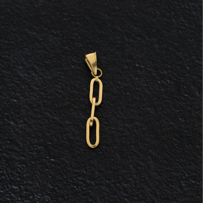 Gold Linked Pendant 18KT - FKJPND18K9168