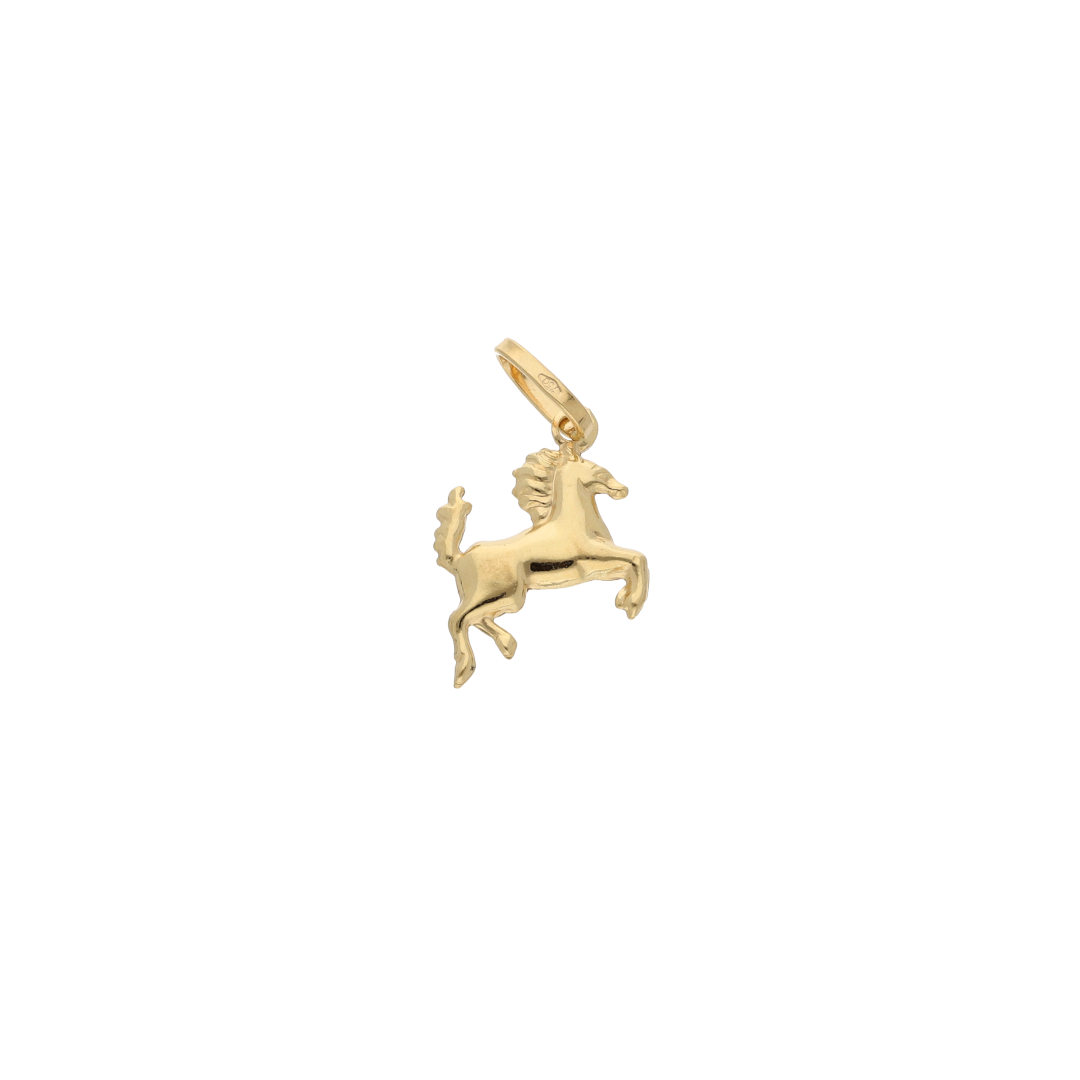 Gold Horse Pendant 18KT - FKJPND18K9170