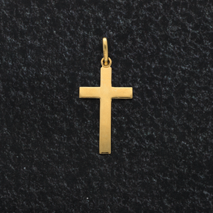 Gold Holy Cross Pendant 18KT - FKJPND18K9185