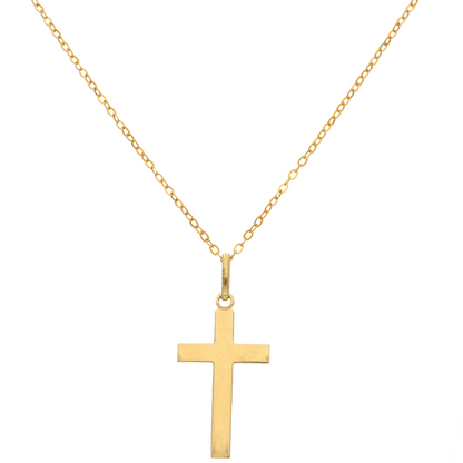 Gold Necklace (Chain with Holy Cross Pendant) 18KT - FKJNKL18K9185