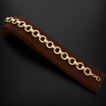 Gold Link Bracelet 18KT - FKJBRL18K9301