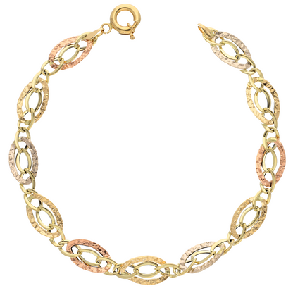 Gold Interlink Bracelet 18KT - FKJBRL18K9302