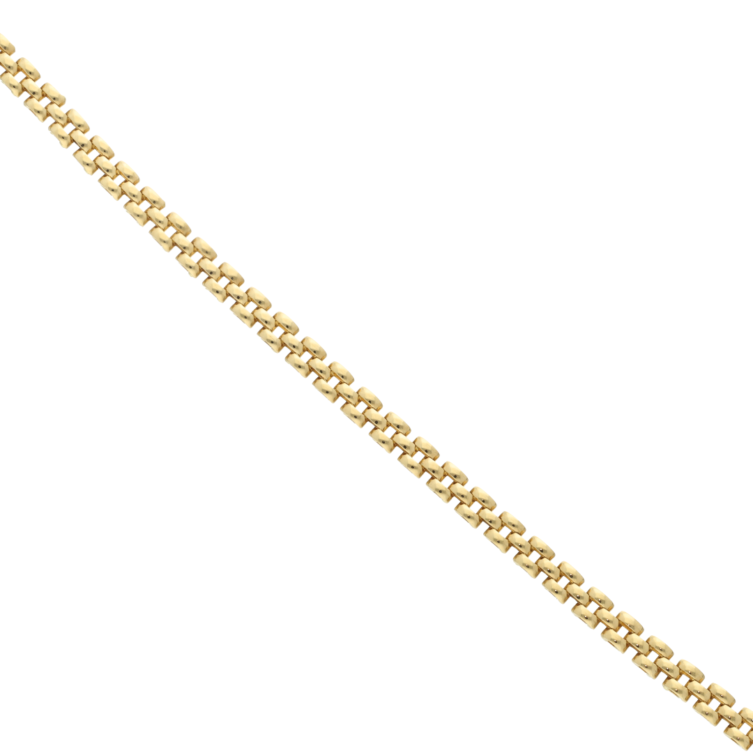 Gold Curb Bracelet 18KT - FKJBRL18K9312