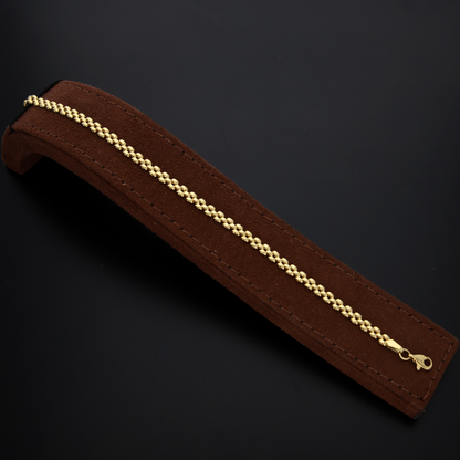 Gold Curb Bracelet 18KT - FKJBRL18K9312