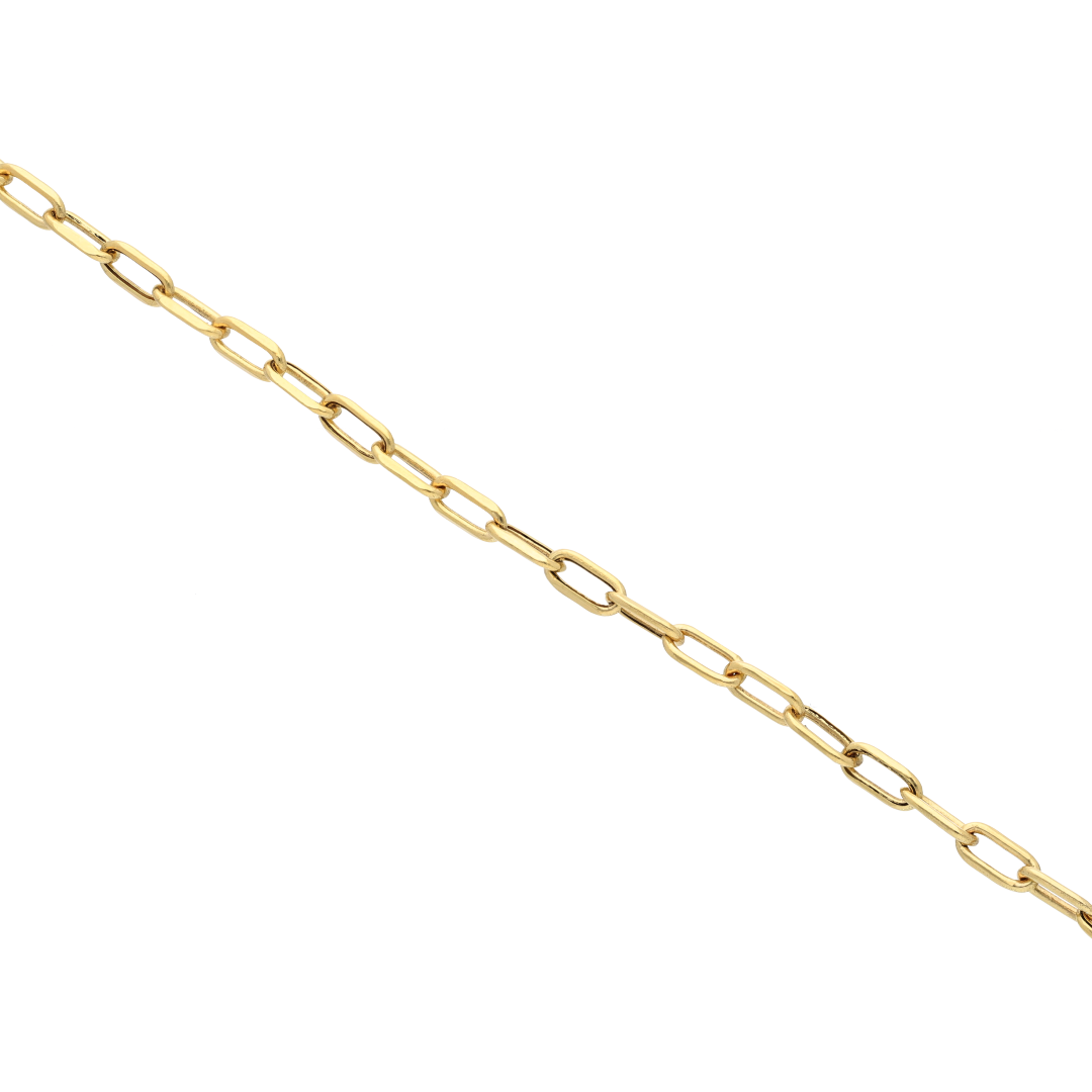 Gold Link Curb Bracelet 18KT - FKJBRL18K9313