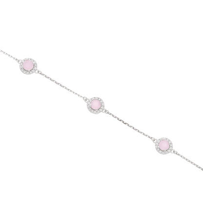 Sterling Silver 925 Round Shaped Anklets- FKJANKLSL9361