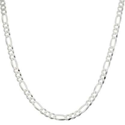 Sterling Silver 925 Figaro Chain - FKJCNSL9443