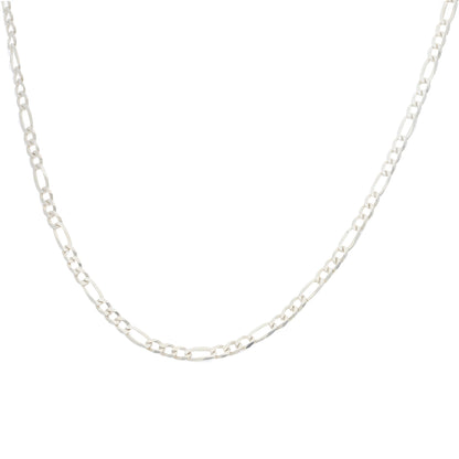 Sterling Silver 925 Figaro Chain - FKJCNSL9443