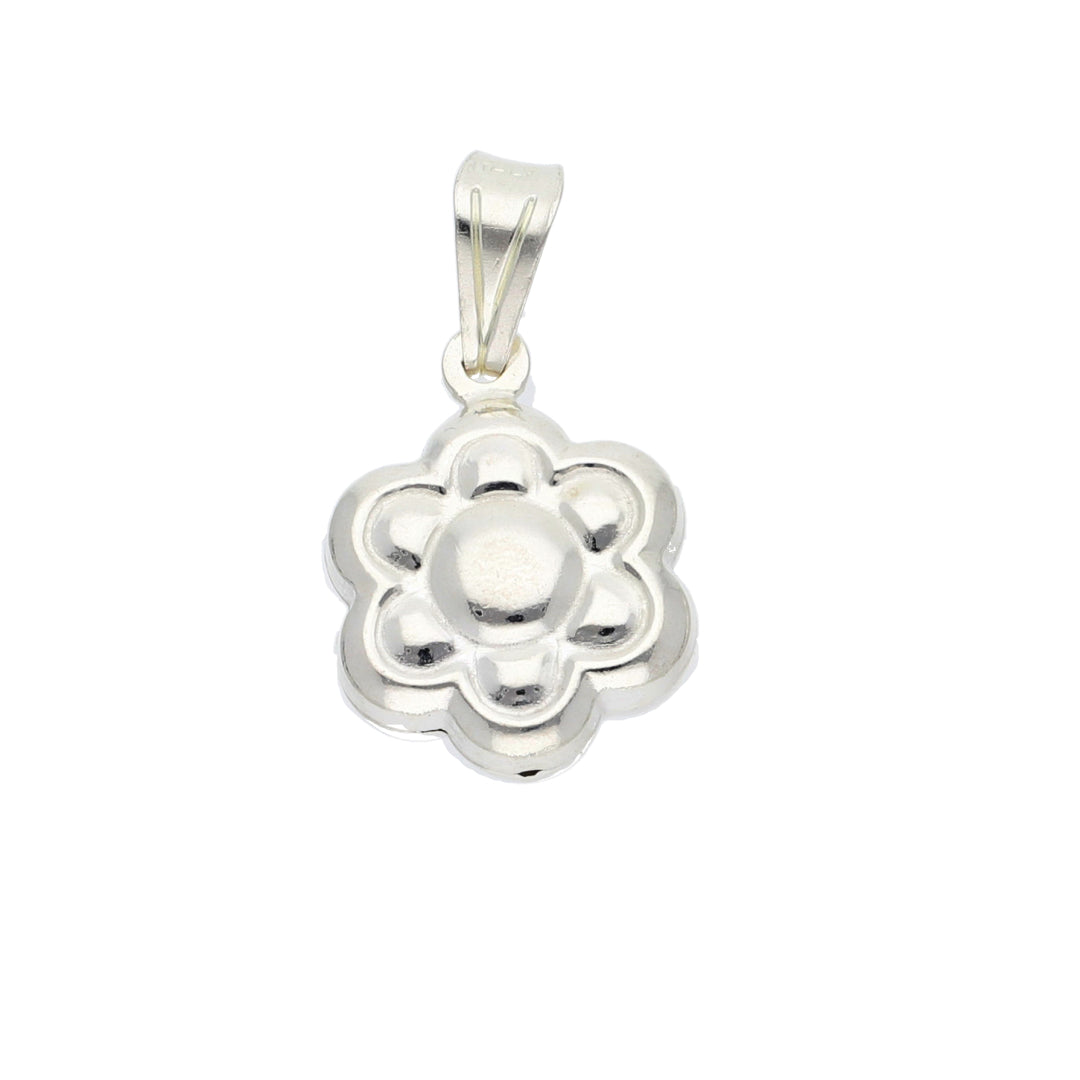 Sterling Silver 925 Flower Pendant - FKJPNDSL9523