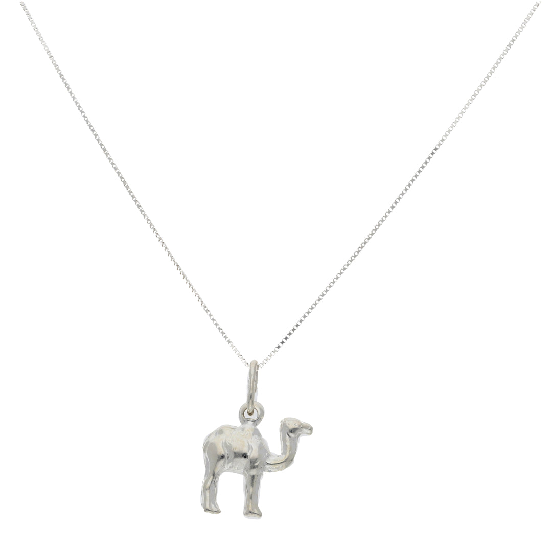 Sterling Silver 925 Necklace (Chain with Camel Pendant) - FKJNKLSL9525