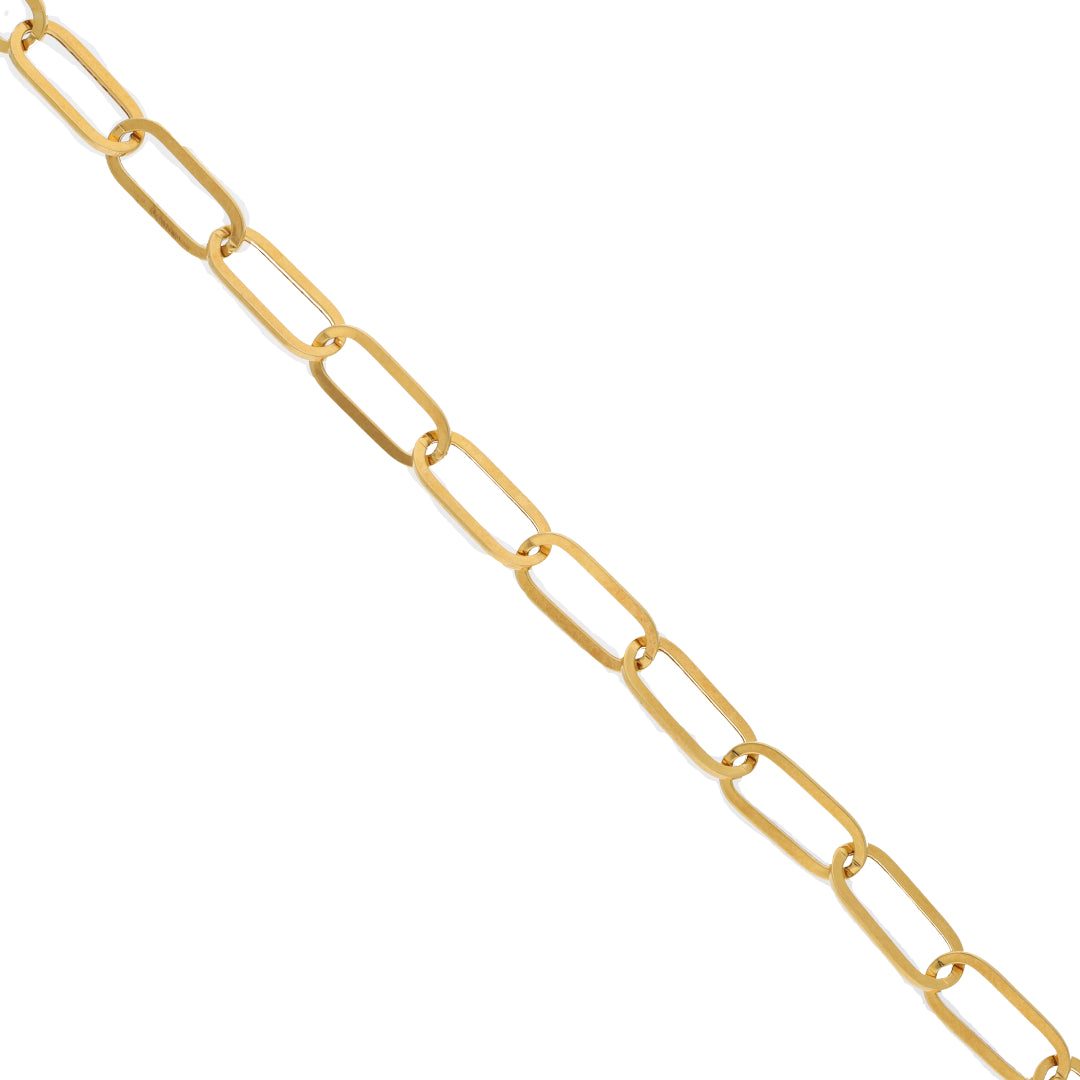 Gold Interlink Bracelet 21KT - FKJBRL21KM9556